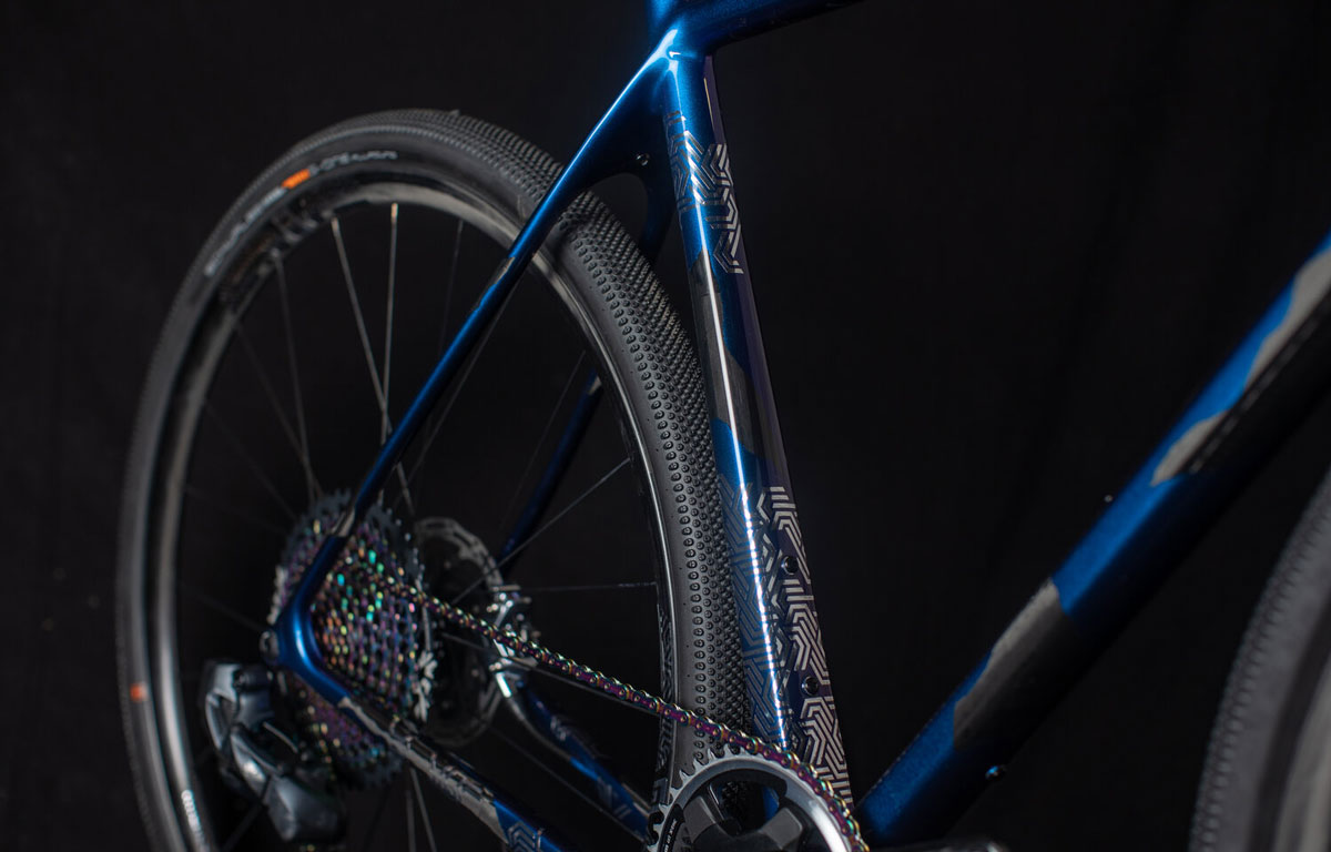 BMP x OPEN finish highlighted by SRAM Eagle Rainbow finish