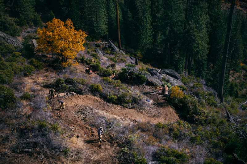 Connected Communities project, trail crew