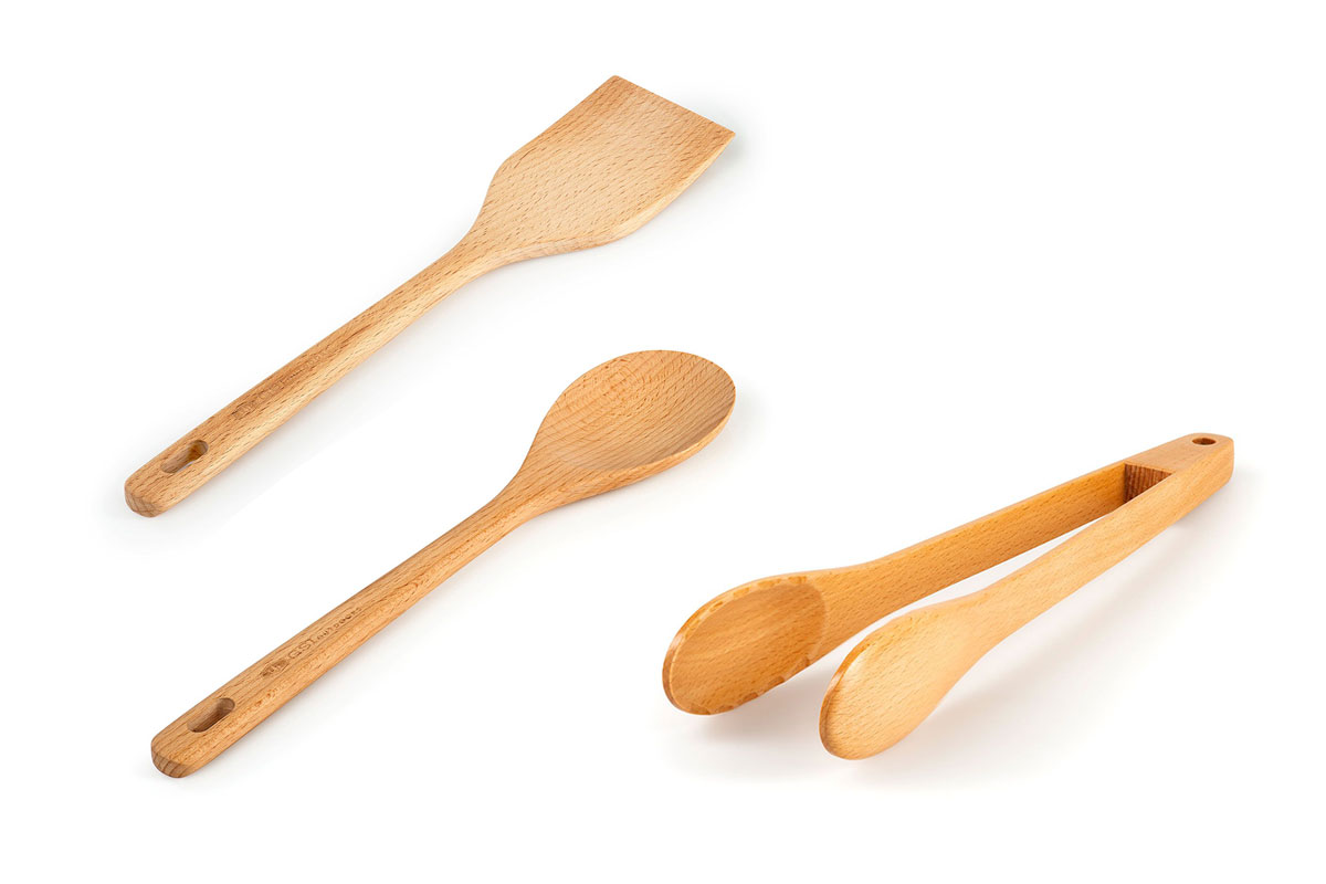Rakau Spatula, Tongs, Spoon
