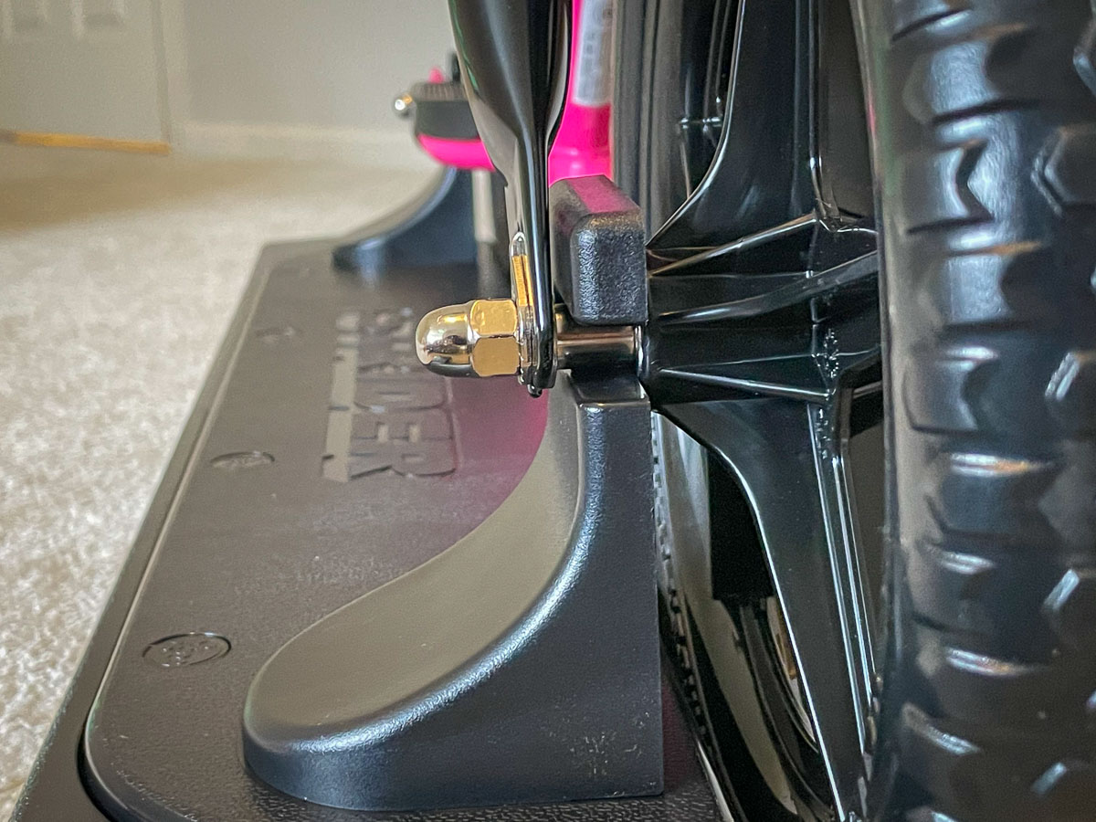 Strider Sport 2-in-1 Rocking Bike front wheel mount