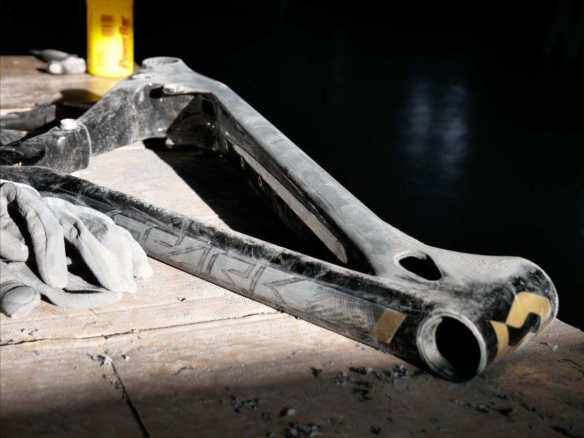 scott spark rc carbon xc frame sanded dangerholm