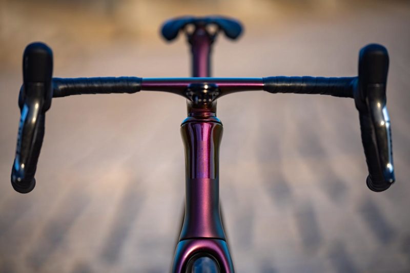 enve custom road race bike aero full integration headset cable routing