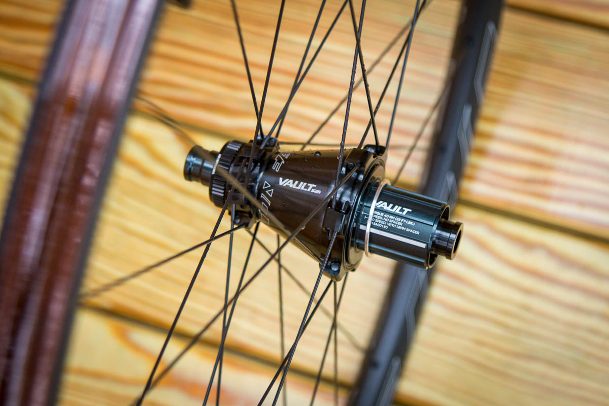 Easton EC90 AX gravel wheels rear hub vault