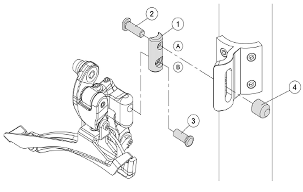 FSA FRONT DERAILLEUR ADAPTOR