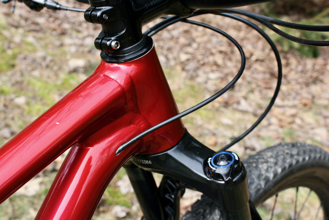 Specialized Chisel XC Bike Review Head tube welds