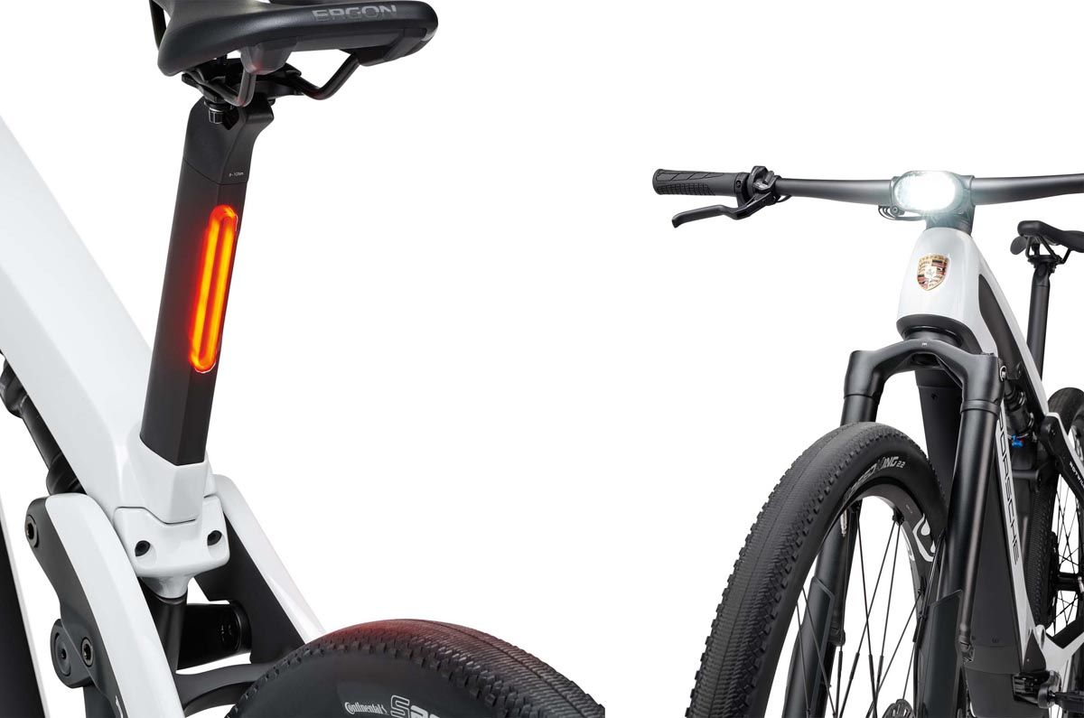 Porsche e-bike sport lights