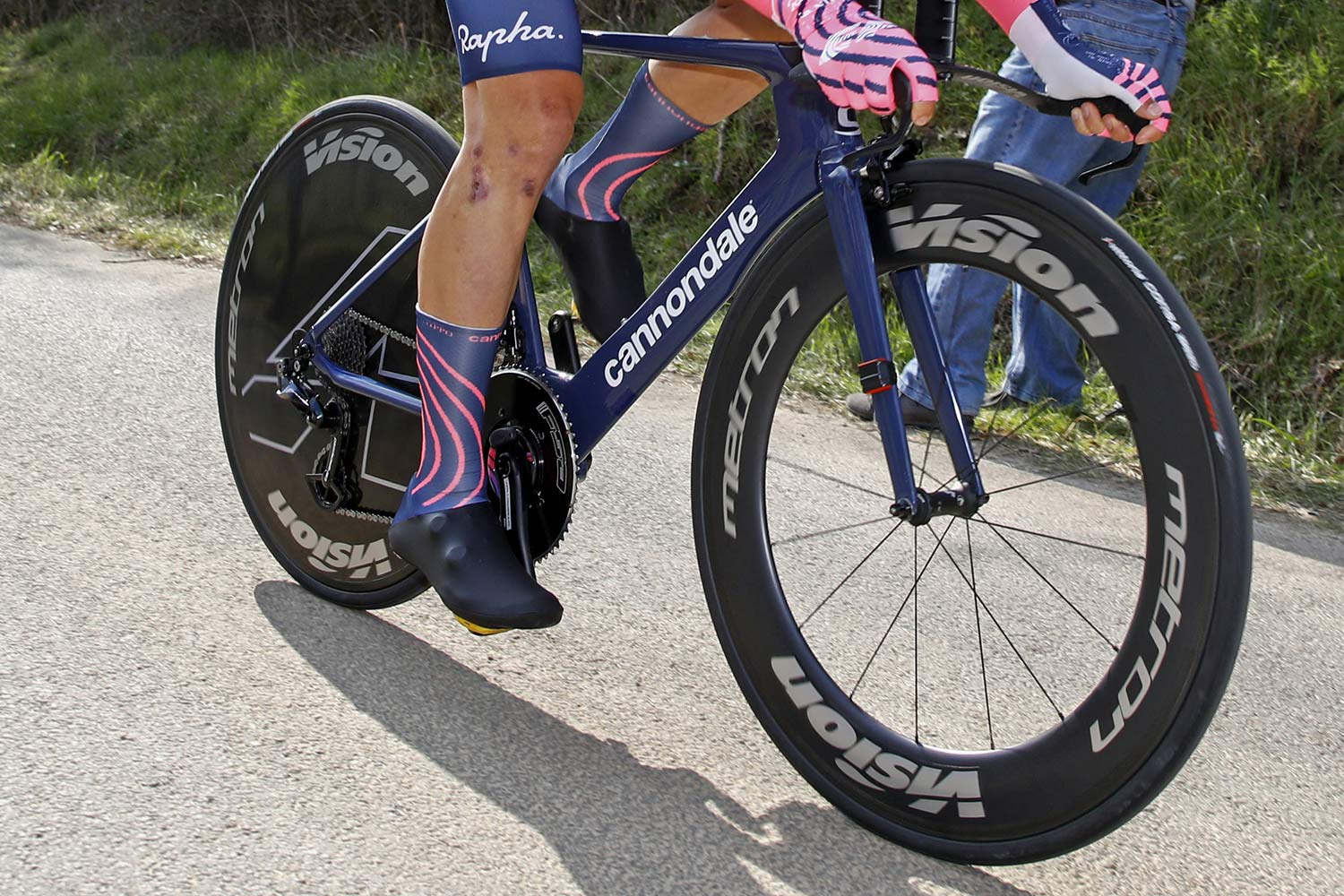 Vision Metron TFW Disc lightweight carbon TT wheel, Bettiniphoto bike detail