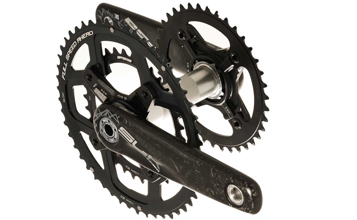 fsa-slk-tandem crankset rear 2x setup