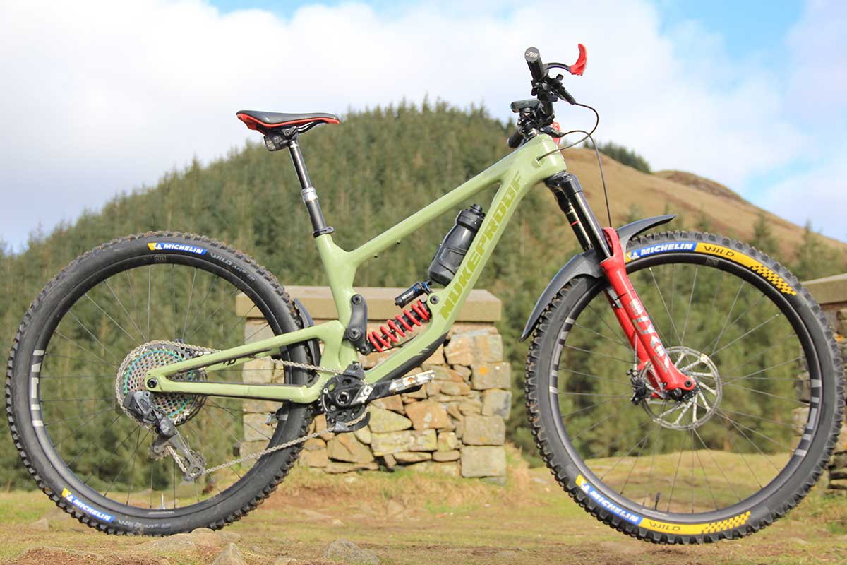bike check nigel page team crc manager nukeproof giga super enduro bike tweed valley scotland