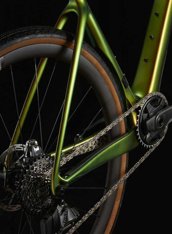 Cervelo Aspero-5 aero gravel bike rear stays