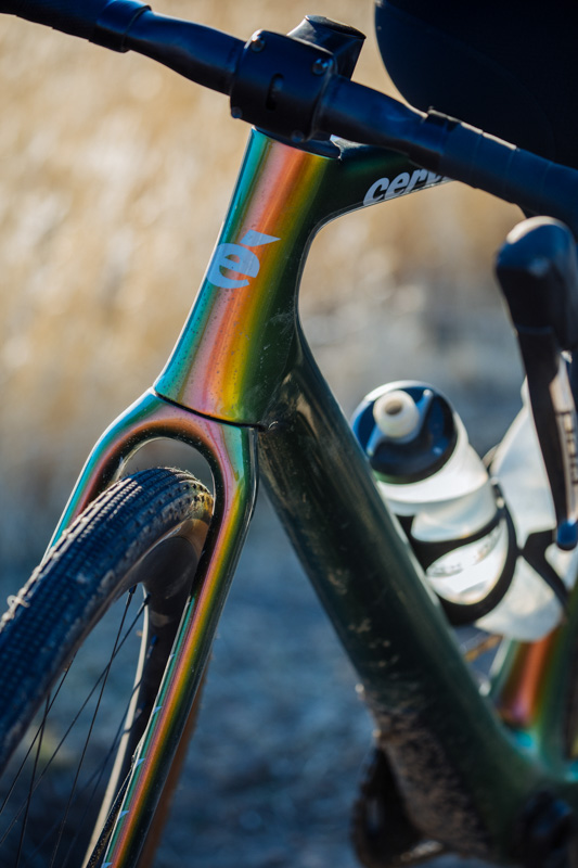 Cervelo Aspero-5 aero gravel bike head tube
