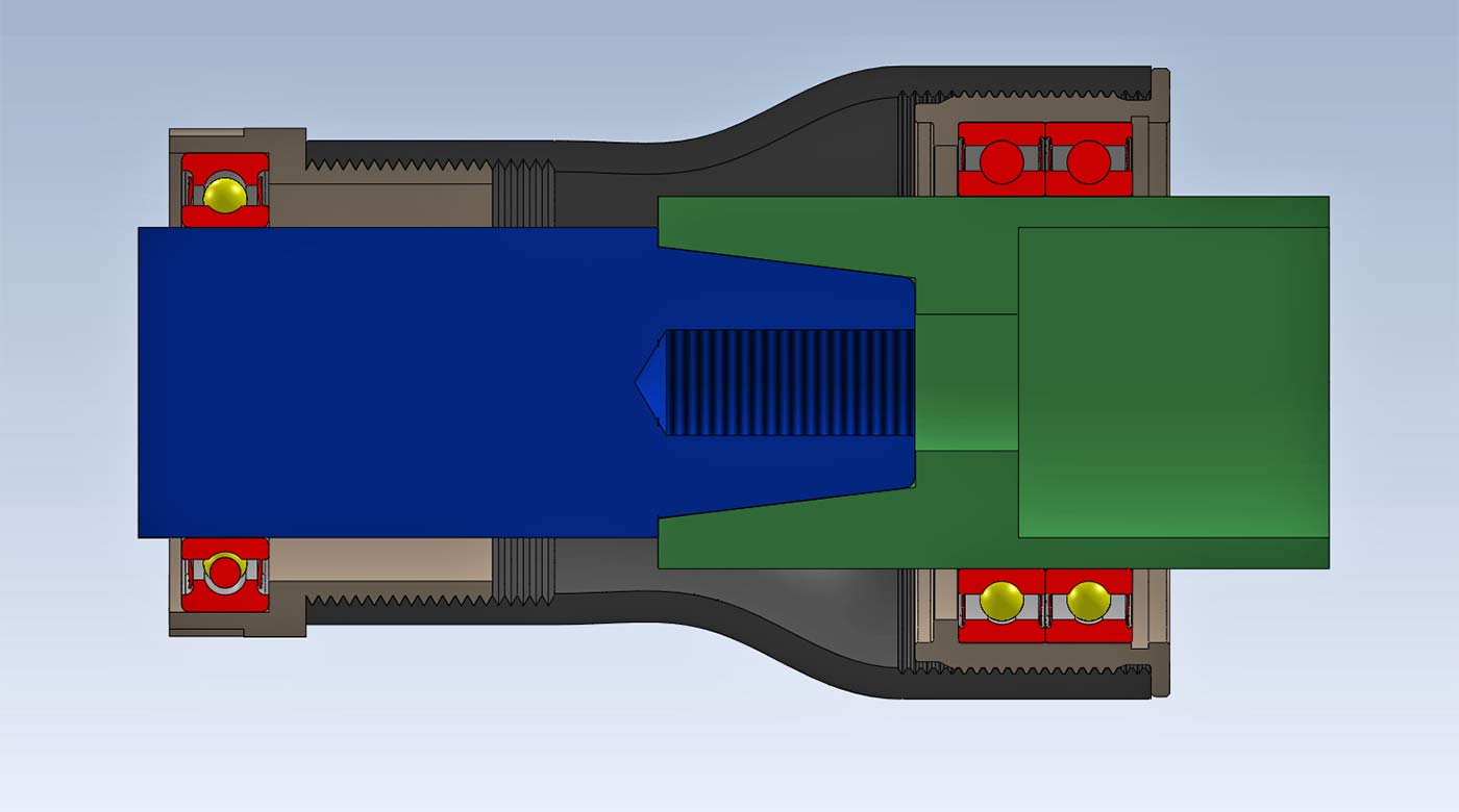 Bombtrack BSA-47 BB, new threaded bottom bracket standard concept, prototype crankset axle