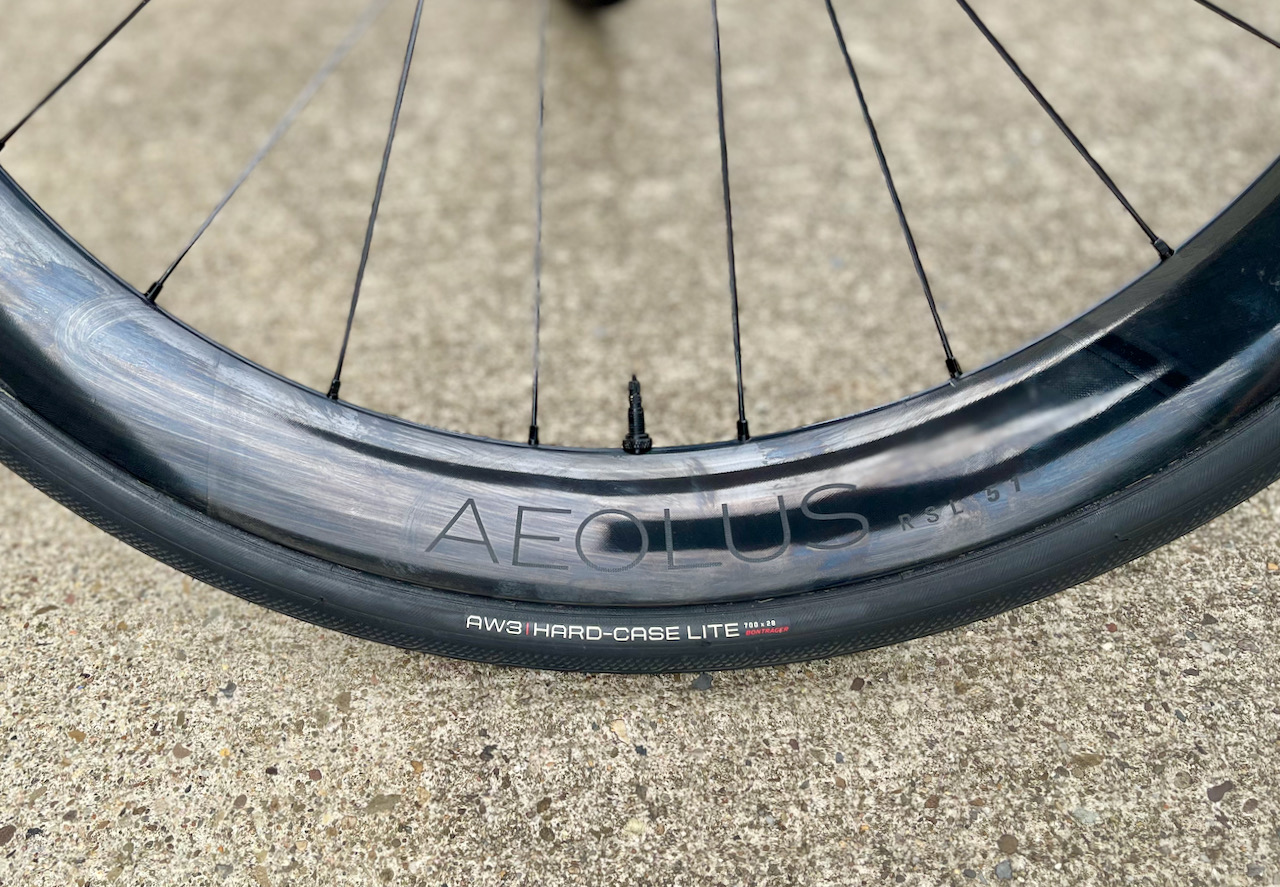 Bontrager Aeolus RSL road wheels rim profile