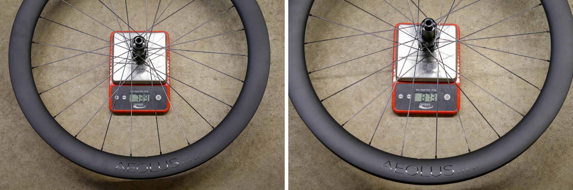 Bontrager Aeolus pro road wheels weight