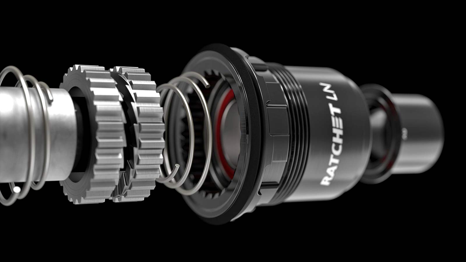 DT Swiss Ratchet LN hub upgrade kit, from 3-pawls to Star Ratchet, insides