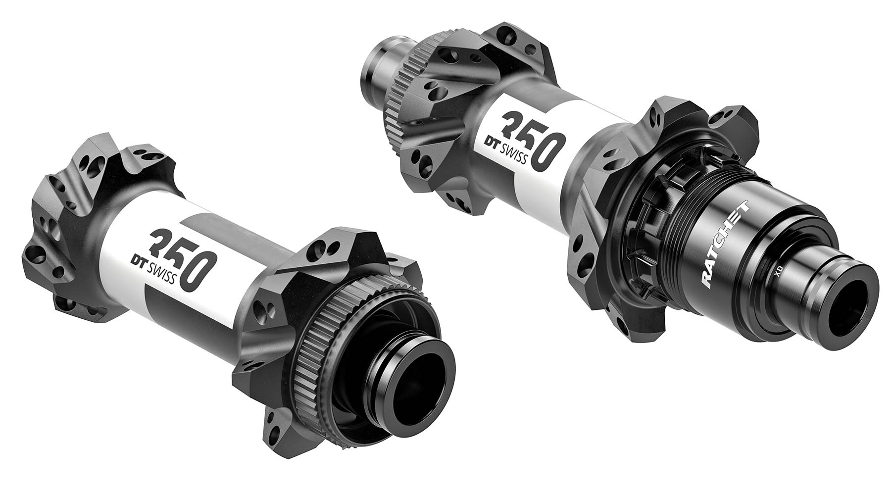 New DT Swiss 350 MTB hubs, lighter faster still affordable 36T Star Ratchet, straightpull centerlock