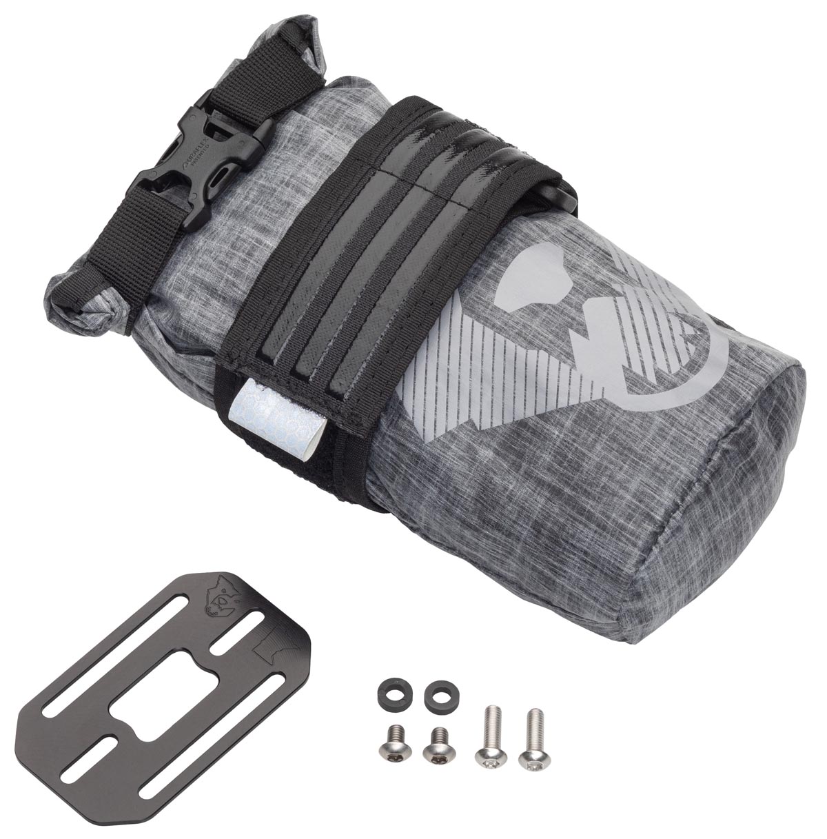 Wolf Tooth Components B-RAD TekLite roll-top accessory bags with B-RAD base