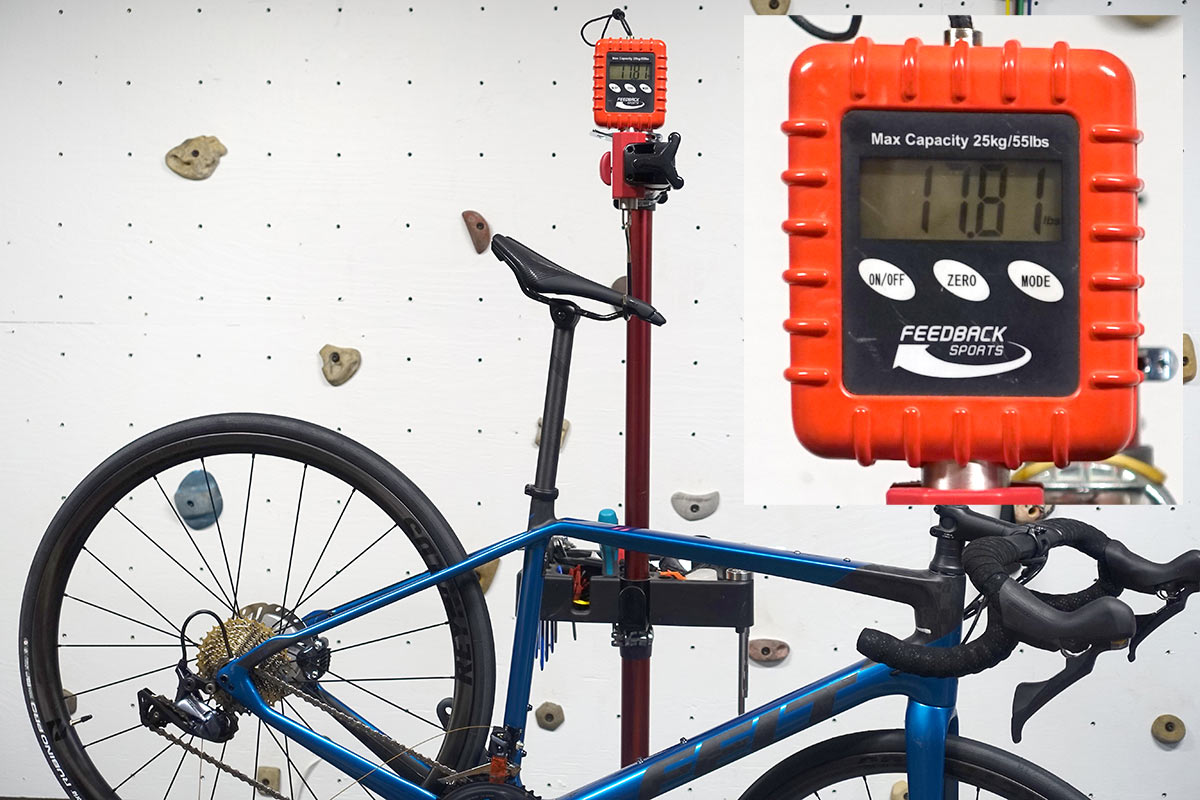 felt vr advanced road bike actual weight on a scale