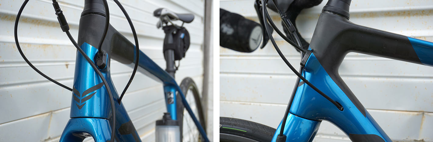 felt vr advanced headtube and cable ports