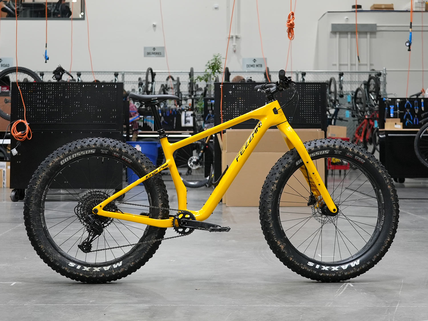 prototype fezzari fat bike for chris burkard to ride across iceland