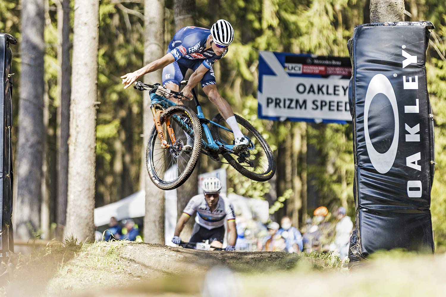 Canyon Lux CF SLX MvdP limited signature edition XC frameset, photo by Markus Greber air
