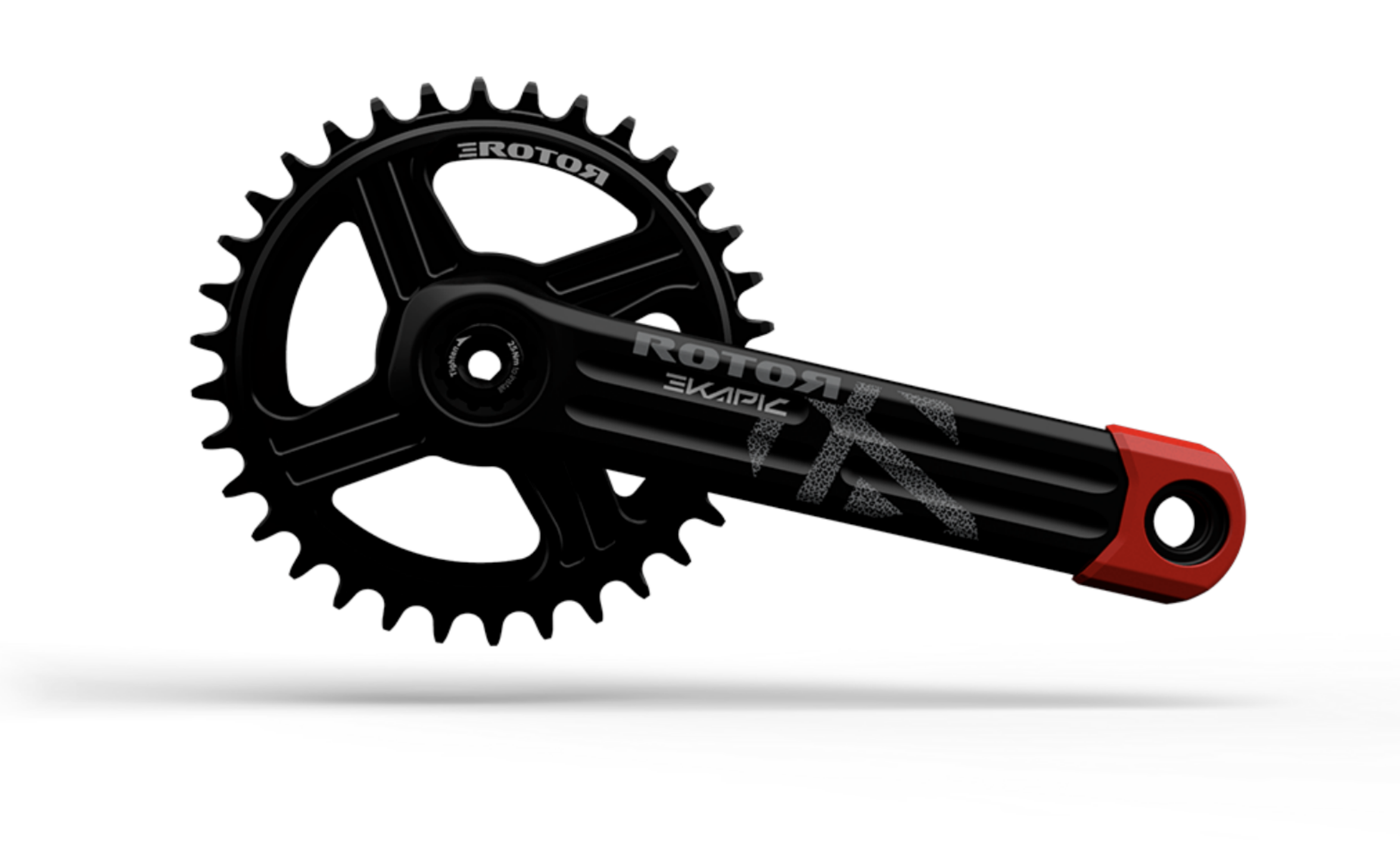 ROTOR eKAPIC crankset full with bumpers