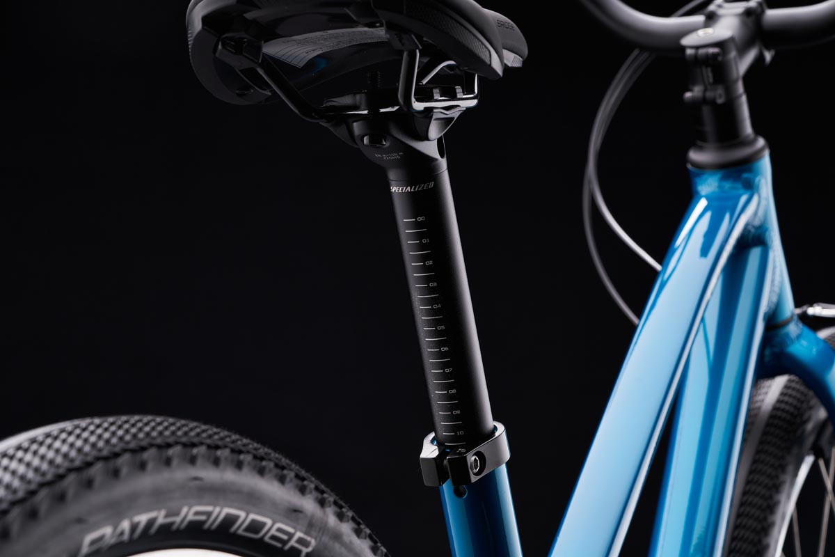 Specialized Jett kid's bike seatpost markings