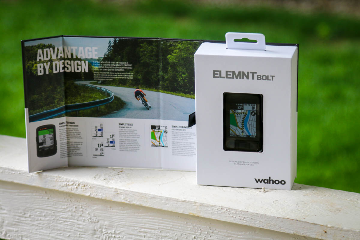 Wahoo ELEMNT BOLT GPS with color screen