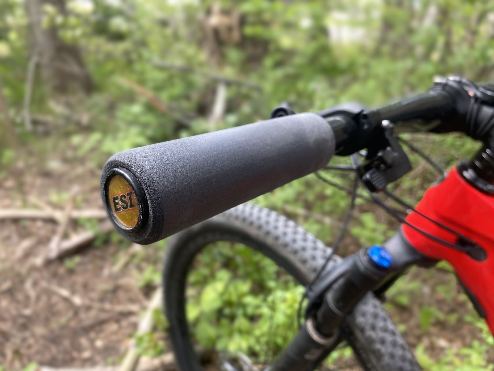 ESI Racer's Edge MTB grip on Trek XC bike