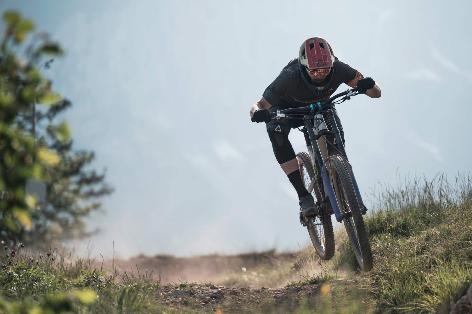 Formula Selva XL FR prototype 180mm fork sneak peek, lightweight enduro freeride double-crown MTB fork, Mountain Bike Connection - Rupert Fowler, Big Hero front