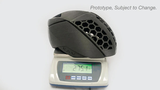 KAV 3d Printed custom helmet weight