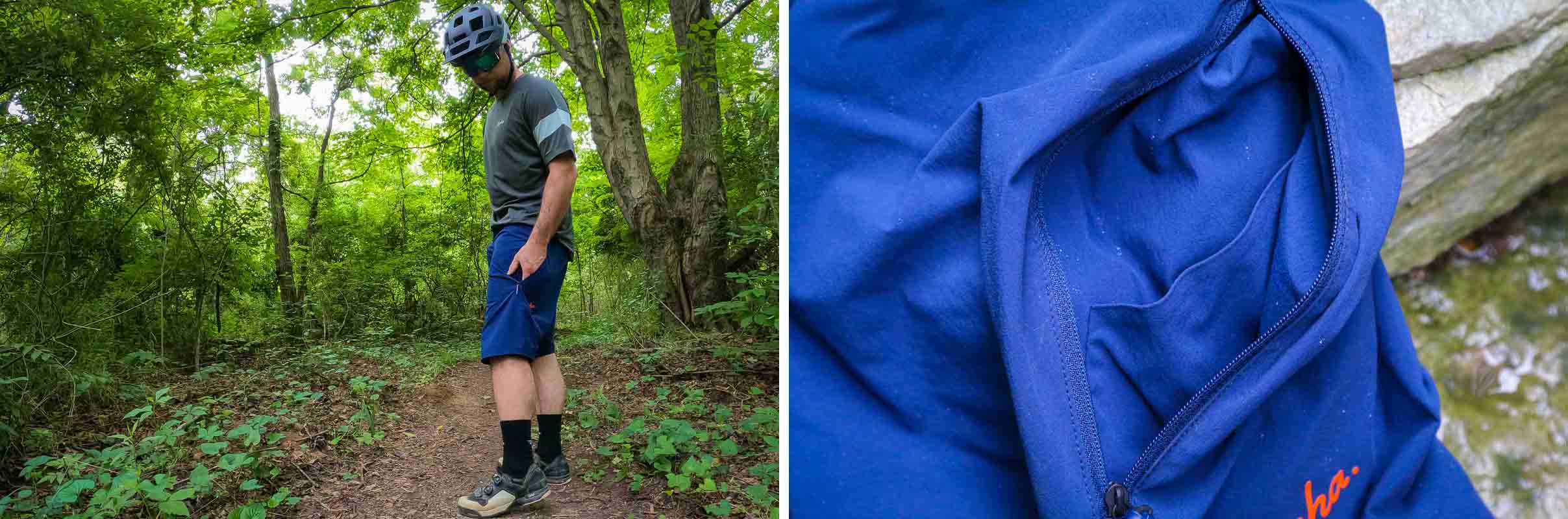 Rapha Performance Trailwear pocket details