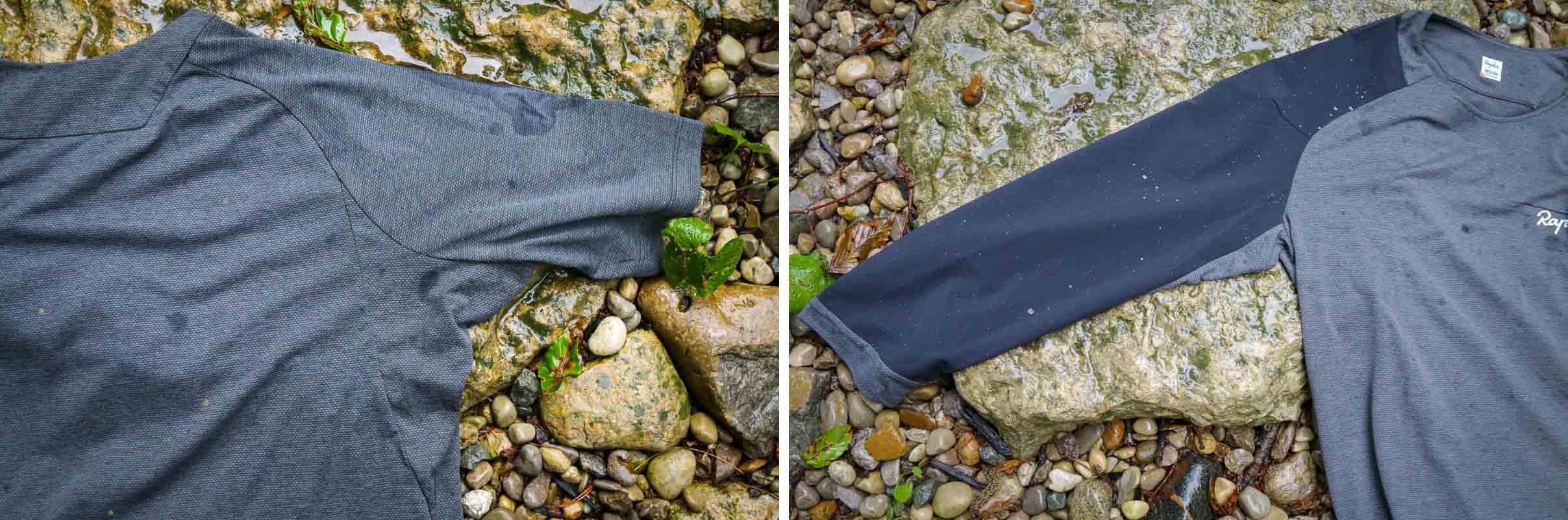 Rapha Performance Trailwear jersey shoulder detail