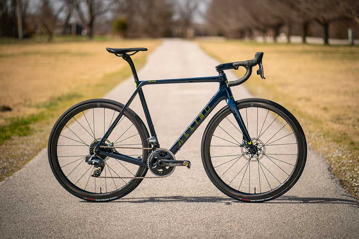 The Allied Cycle Works Echo transforms from race ready road frame to gravel grinder