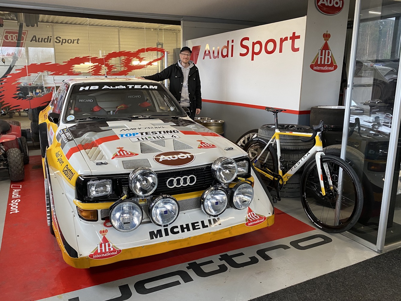 feskta antti and rally car