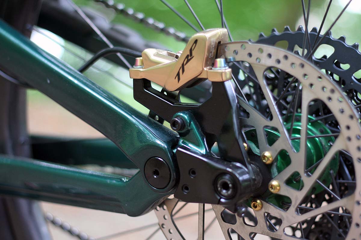 lewis buchanan 2022 norco range pro bike check trp brakes