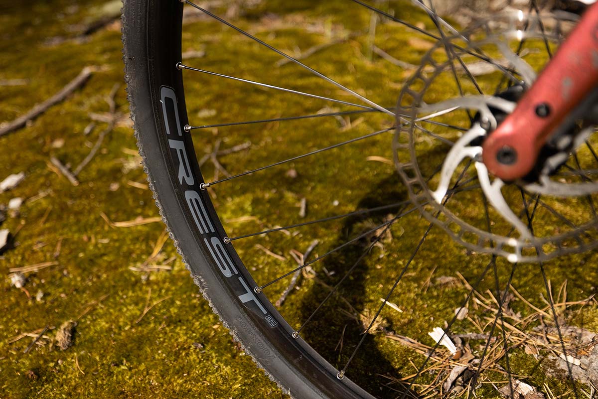 stans crest s2 gravek wheelset 40mm tires