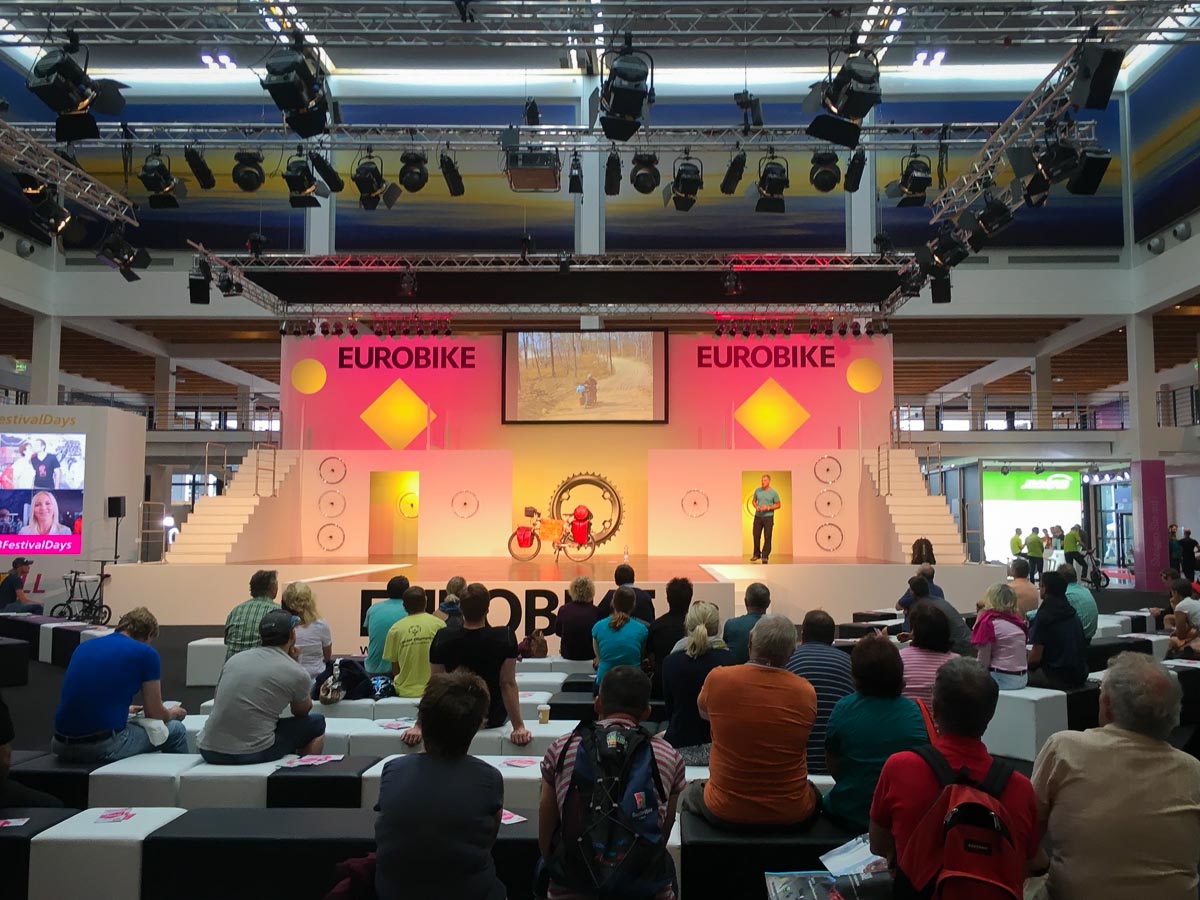 Eurobike presentation at messe Friedrichshafen