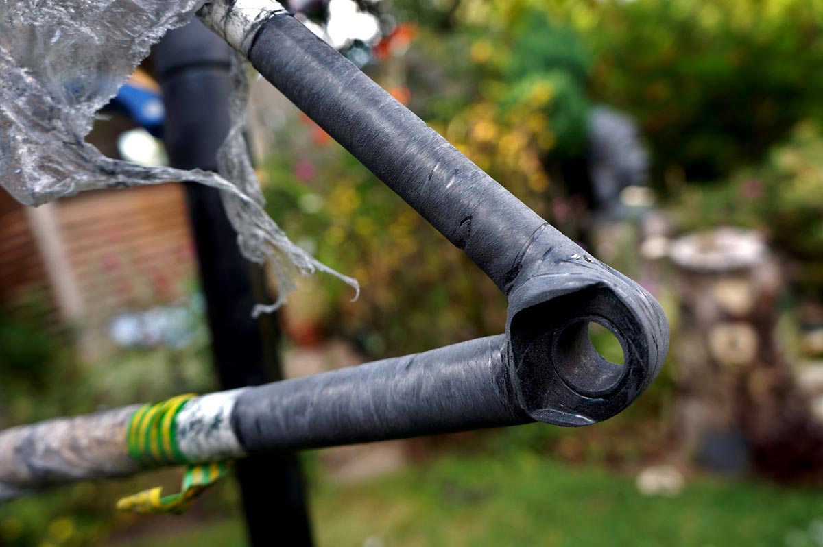sanded dropouts carbon earthbound bamboo gravel bike