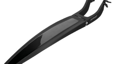 Polisport S-Mud fender instantly attaches to your saddle