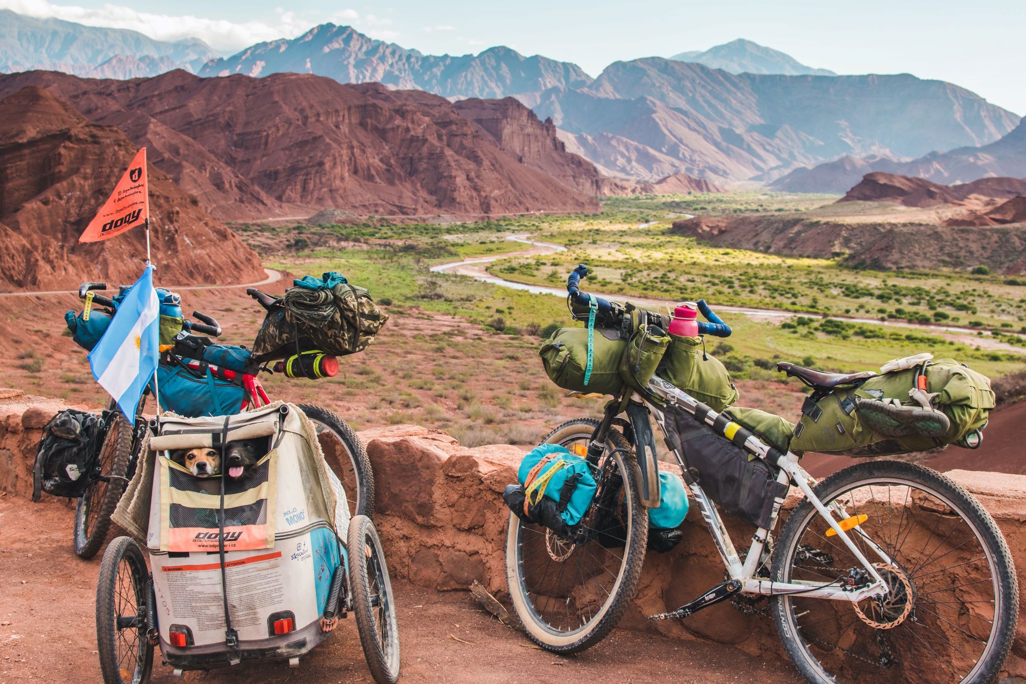 bike touring landscape