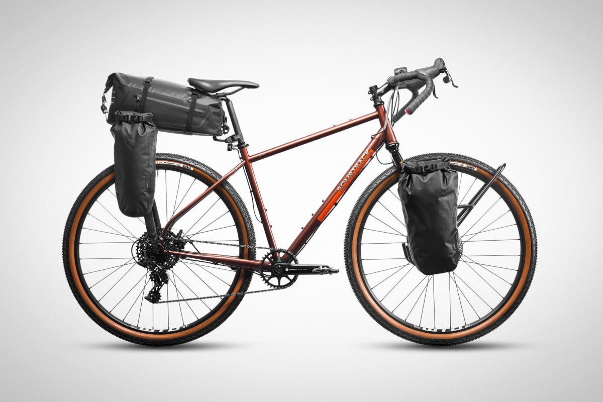 Tailfin Mini Pannier on Bombtrack bike