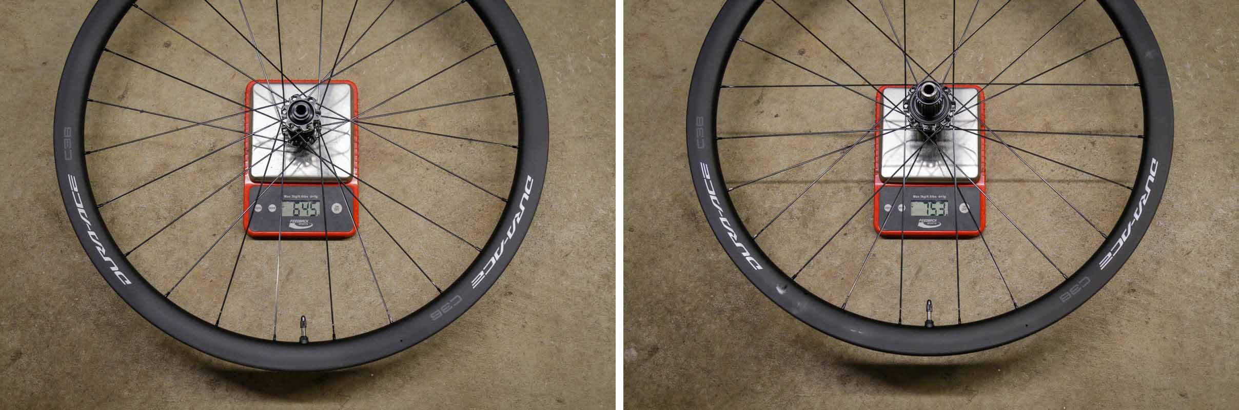 Shimano C36 dura ace wheels actual weight 12 speed