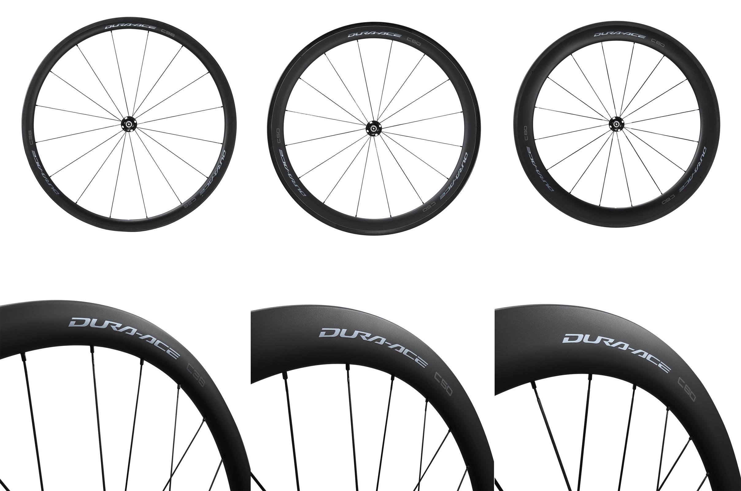 Shimano Dura Ace c36 c50 c60-HR wheels