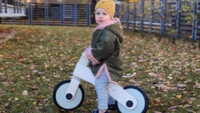 Choppy — a light weight balance bike for kids that’s made of wood?