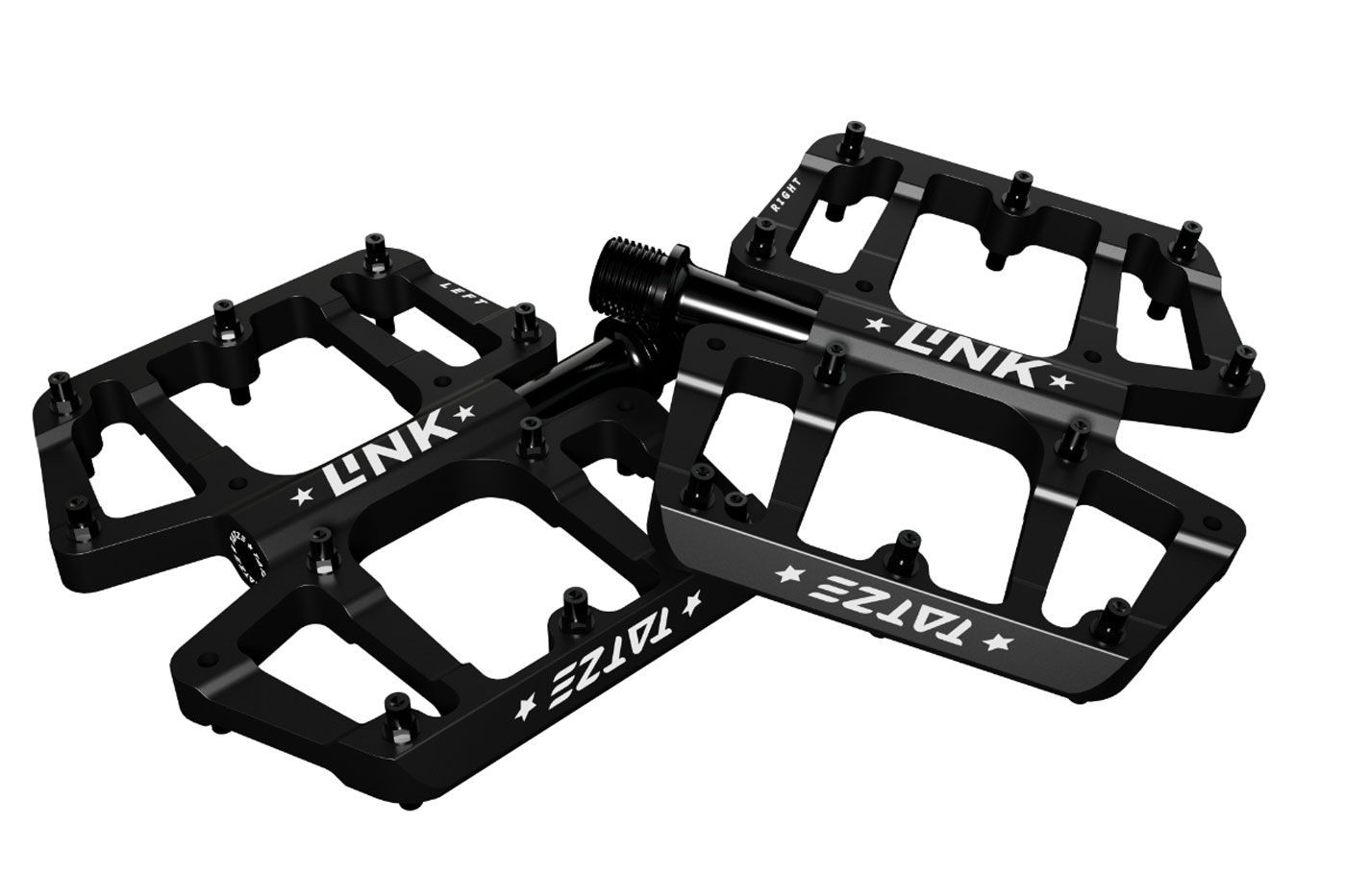 tatze link flat pedal mtb thin 8.8mm outside edge