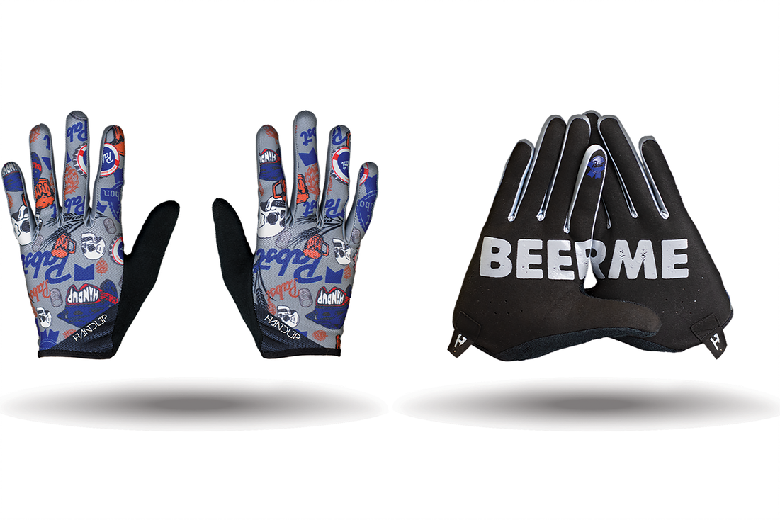 pabst blue ribbon handup gloves
