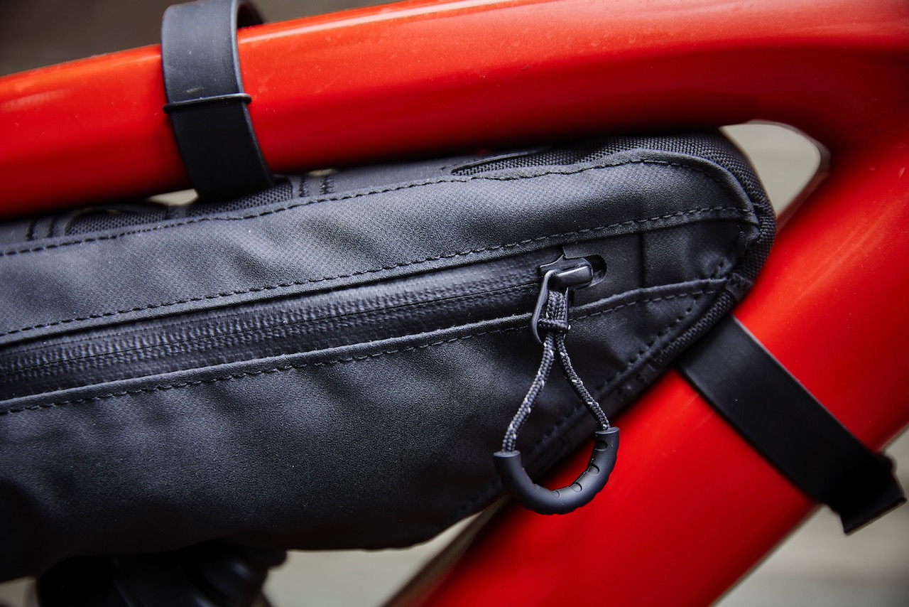 Bontrager Adventure bag packed boss bag zipped