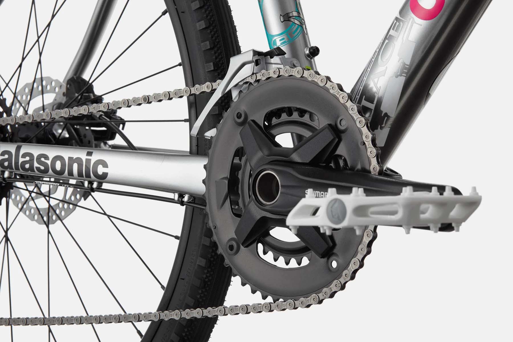 2x9 drivetrain with flat pedals