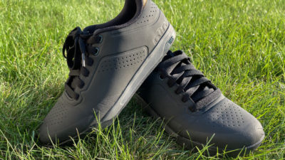 Giro Latch MTB shoes cut down on trail chatter and add suspension to your flat pedals